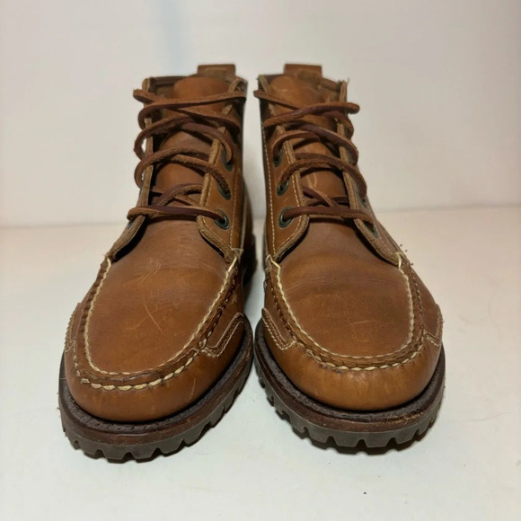 Cole Haan Country Vintage 90s Boots Brown Leather Lace Up Women’s Size 8 M - Picture 5 of 11